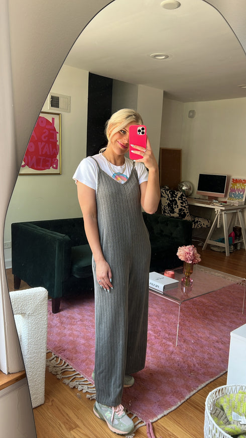 Everyday Ease Ribbed Jumpsuit// Olive *RESTOCKED*